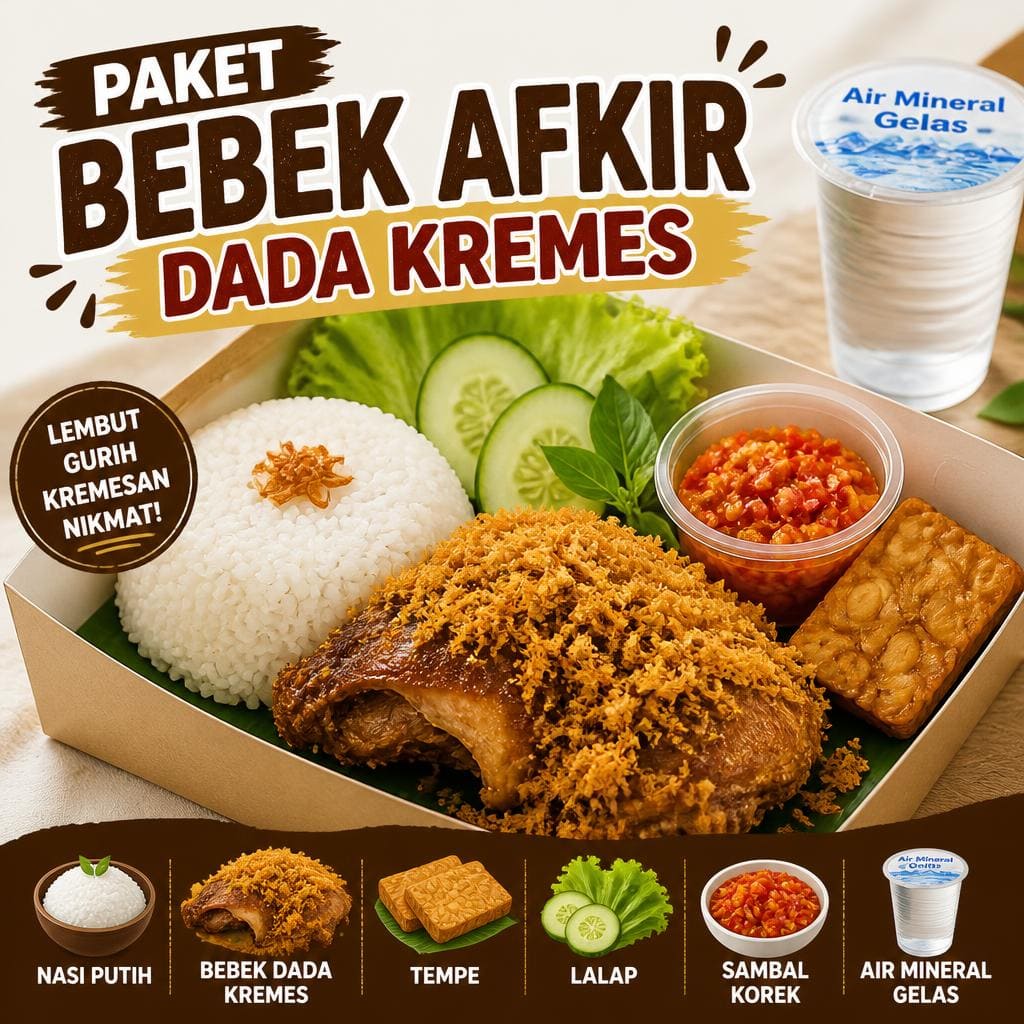 Paket Bebek Afkir Dada Kremes